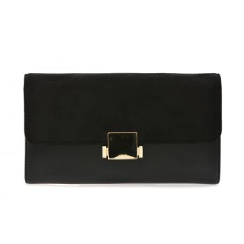 Portofel EPICA negru, 830003, din piele ecologica