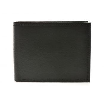 Portofel negru, OP8411, din piele naturala