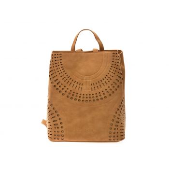 Rucsac DESIGUAL maro, SAKP13, din piele ecologica