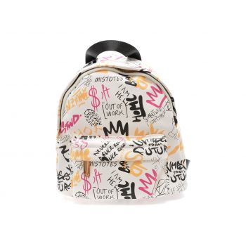 Rucsac GRYXX alb, 458, din piele ecologica