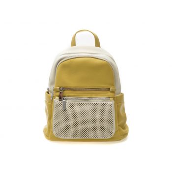 Rucsac GRYXX galben, 4077, din piele ecologica