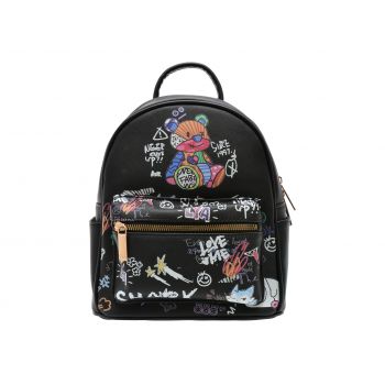 Rucsac GRYXX negru, 2.3E+202, din piele ecologica
