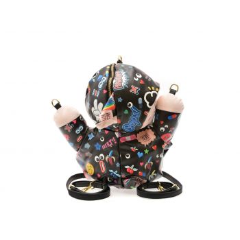 Rucsac GRYXX negru, 2763, din piele ecologica