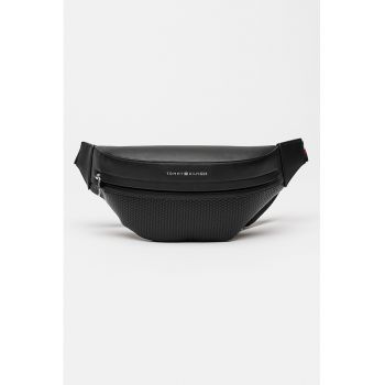 Borseta de piele ecologica cu aspect tesut