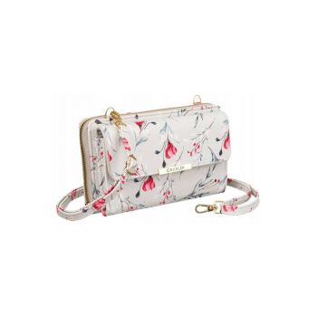 Geanta convertibila cu imprimeun floral