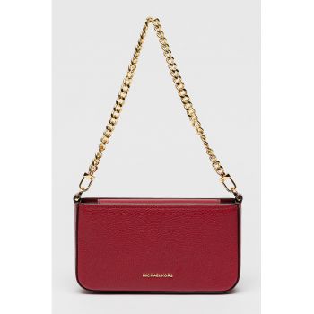 Geanta crossbody de piele cu maner detasabil de lant Bryant