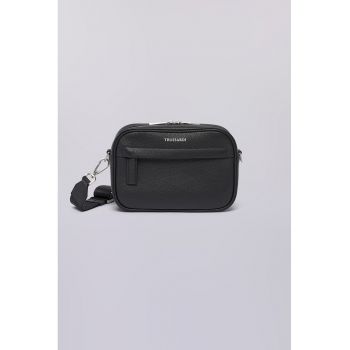 Geanta crossbody din piele cu bareta detasabila