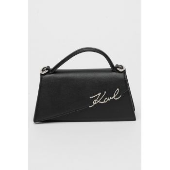 Geanta crossbody din piele Signature Slim