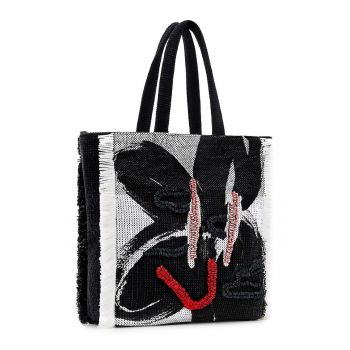 Geanta dama -  8445110386071 - Textil - Gri - 33.3x12.6x38.7