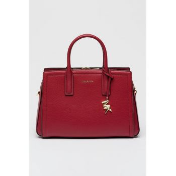 Geanta de piele cu bareta de umar Laila