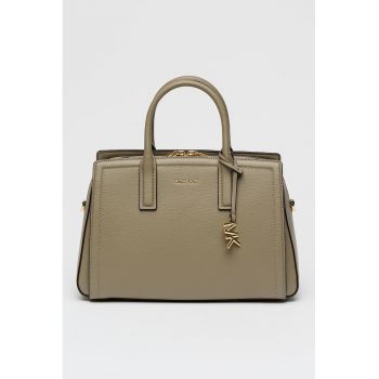 Geanta de piele cu bareta de umar Laila