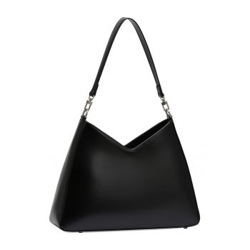 Geanta de piele cu bareta de umar