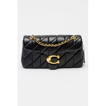 Geanta de piele cu bareta lant Tabby