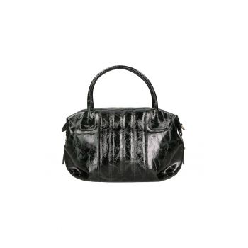 Geanta de piele cu maner si bareta detasabila