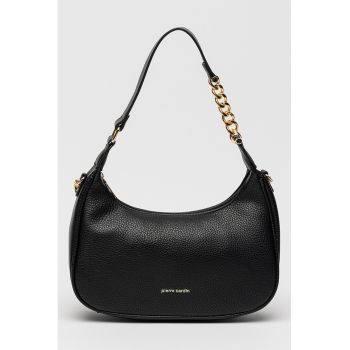 Geanta de piele ecologica cu bareta de lant pentru umar