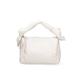 Geanta de piele ecologica cu maner - Alb