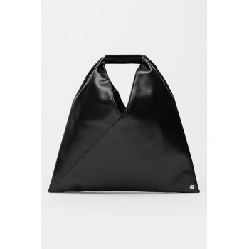 Geanta de piele ecologica cu maner si capse