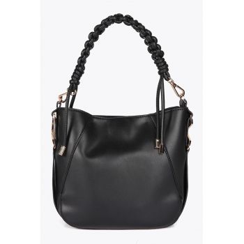 Geanta de umar cu bareta impletita