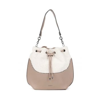 Geanta de umar cu insertie textila