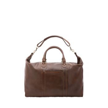 Geanta de voiaj unisex de piele - cu bareta detasabila