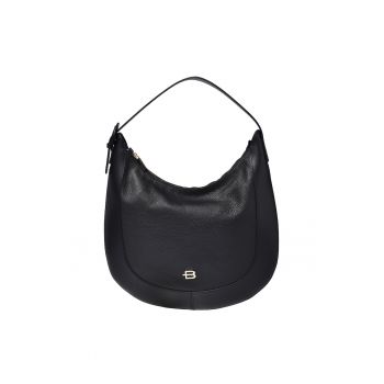 Geanta din piele cu bareta de umar