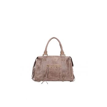 Geanta din piele cu manere