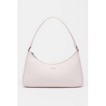 Geanta din piele ecologica cu bareta de umar si fermoar