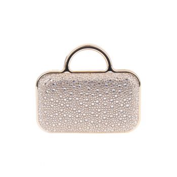 Geanta minaudiere cu maner