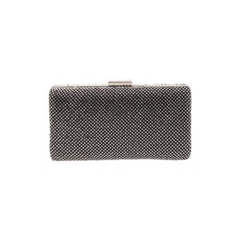 Geanta minaudiere cu strasuri si lant