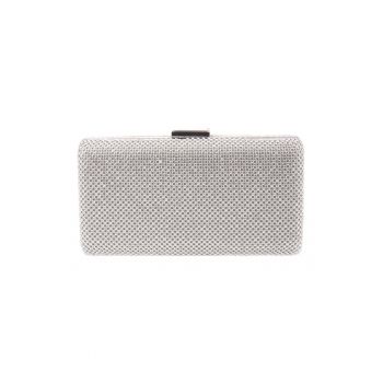 Geanta minaudiere cu strasuri si lant