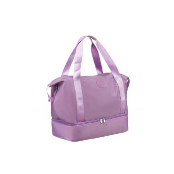 Geanta shopper cu aplicatie logo