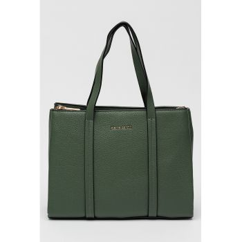 Geanta tote de piele ecologica cu bareta detasabila de umar