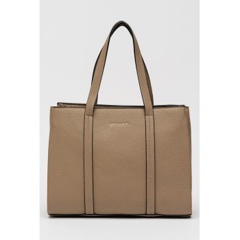 Geanta tote de piele ecologica cu bareta detasabila de umar