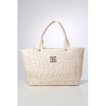 Geantra cu logo metalic si maner