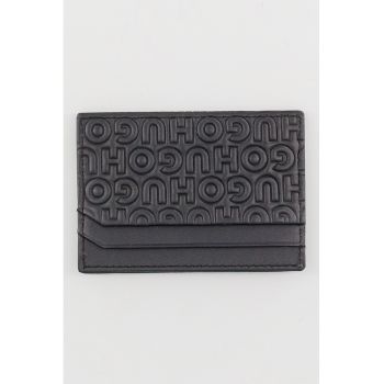 Portcart de piele cu monograma