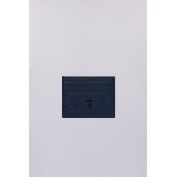 Portcart din piele cu logo