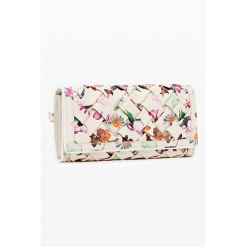 Portofel cu aspect tesut Eclat Mariona
