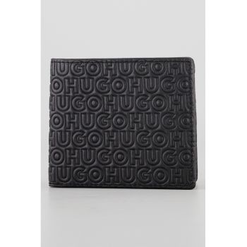 Portofel de piele cu logo