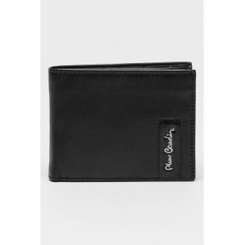 Portofel pliabil de piele cu logo