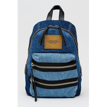 Rucsac de denim cu buzunare multiple The Biker