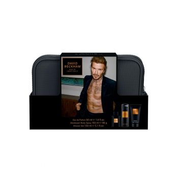 Set  Bold Instinct: Apa de Toaleta 50 ml + Gel de dus 150 ml + Deo 150 ml + Trusa Cosmetica )