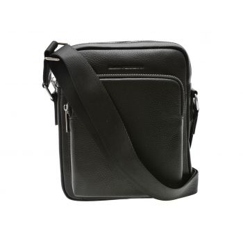 Borseta MARIO FERRETTI neagra, 8981, din piele naturala