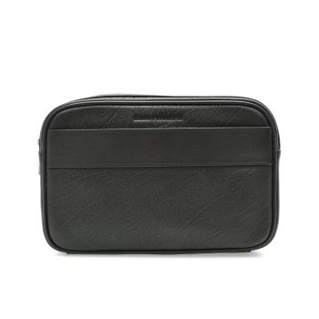 Borseta MARIO FERRETTI negru, 1001, din piele naturala