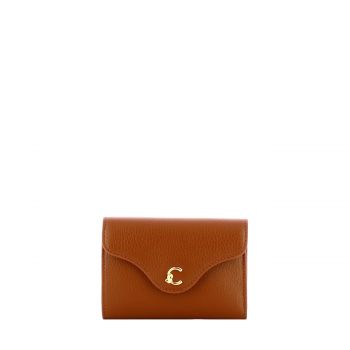 C-me wallet medium flap wallet cognac