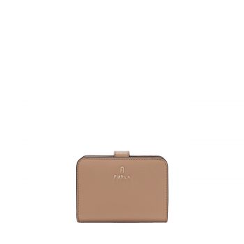 Camelia s compact wallet greige
