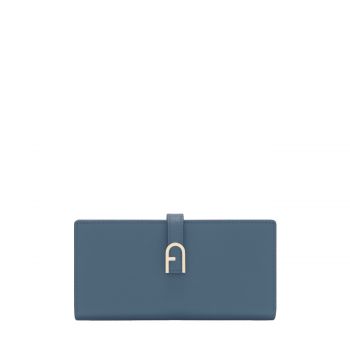 Flow continental wallet grigio blu + urban gray