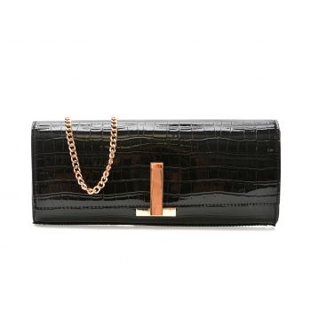 Geanta ALDO neagra, ALORISA 001, din piele ecologica