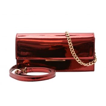 Geanta ALDO rosie, CARRENTER 600, din piele ecologica lacuita