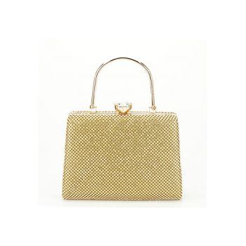 Geanta clutch aurie cu pietricele BYH-877 05 14948