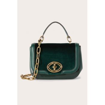 Geanta crossbody cu bareta lant